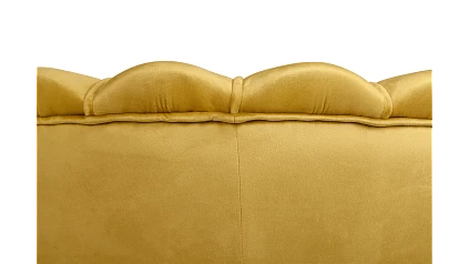 заказать Кресло с пуфом ракушка Pearl Yellow