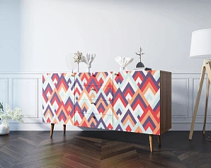 заказать Комод "Berber" с ящиками 2 принт арт BB14/Print_02 в интернет-магазине