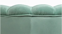 Низкое кресло ракушка Pearl Green на черных ножках в интернет-магазине