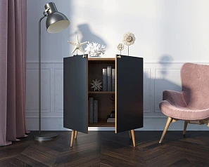 заказать Комод "Berber" две дверки малый 33 принт арт BB38/Print_33 в интернет-магазине