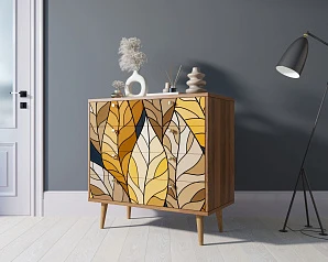 красивый Комод "Berber" пять ящиков 08 принт арт BB36/Print_08 на заказ