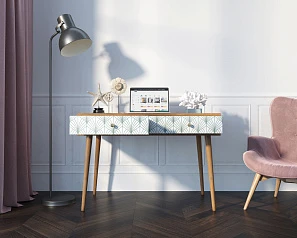 купить красивый Стол рабочий "Berber" малый принт 38 арт BB32/Print_38