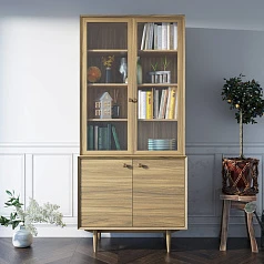 купить красивый Стеллаж "Bruni individual" с дверками  арт BR-01-xm8000/70 в интернет-магазине