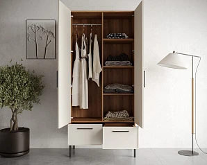 Шкаф двухстворчатый  с ящиками "Nicole" NR26 в интернет-магазине