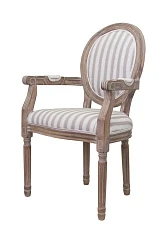 стильный Мягкий стул с подлокотниками Volker Arm Pinstripe