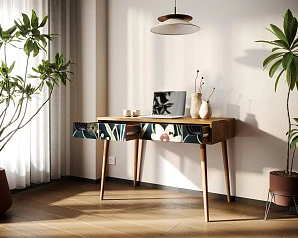 Стол рабочий "Berber" малый арт BB32/Print_54