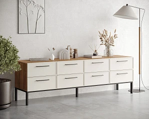 заказать Комод с восемью ящиками "Nicole" арт NEM03 в интернет-магазине
