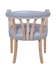 Мягкий стул с подлокотниками Tanner Gray Leather на заказ в интернет-магазине