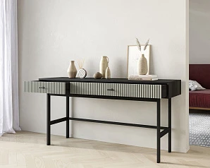 купить красивые Консоль с двумя ящиками "Emerson" арт EM22/gray/L