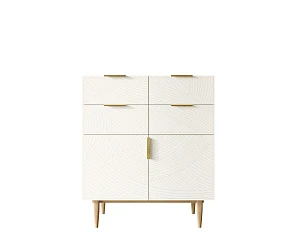Большой комод с четырьмя ящиками и дверками "Line" LN17/GR1/beige на заказ в интернет-магазине