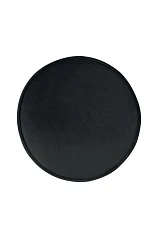 Пуф Pearl Adorn Black на черных ножках