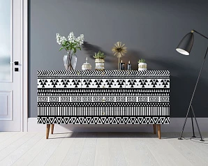 фото Комод "Berber" с ящиками 19 принт арт BB14/Print_19 в интерьере