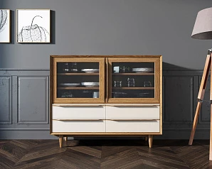 купить Буфет "Bruni white" низкий арт BR34WH