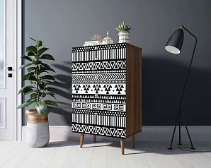 купить красивые Комод высокий "Berber" принт 19 арт BB10/Print_19