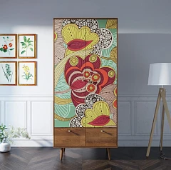 Шкаф двухстворчатый "Berber" принт 6 арт BB16/Print_06 на заказ в интернет-магазине