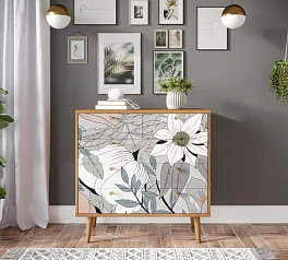 фото Комод "Berber" пять ящиков 50 принт арт BB36/Print_50