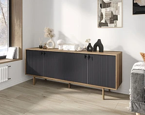 фото Комод с четыремя дверками "Emerson" арт EM01/7024/L