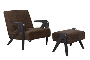 купить стильное Кресло с пуфом для гостиниц Arrow BR V3 в интернет-магазине