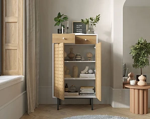 Комод высокий с дверками и ящиками KOTO арт KT19 в интернет-магазине