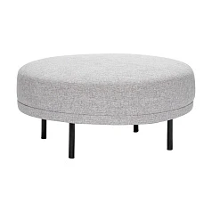 купить Пуф HUBSCH круглый светло-серый арт 100705