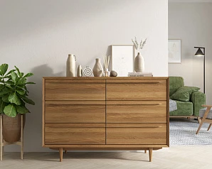 красивый Комод "Bruni" с шестью ящиками арт BR05 в интернет-магазине