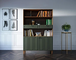 Стеллаж широкий двухстворчатый "Andersen" арт AN17