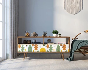 красивые Консоль "Berber" с тремя ящиками принт 30 арт BB23/Print_30 в интернет-магазине