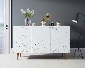 стильные Комод "Berber" с двумя дверками и ящиками принт 15 арт BB17/Print_15