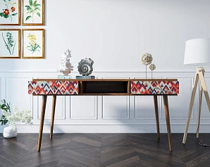 фото Стол рабочий "Berber" принт 2 арт BB18/Print_02 в интерьере