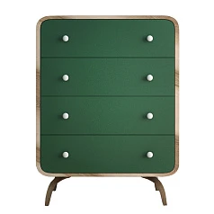 Высокий комод "Ellipse" с четырьмя ящиками арт EL05G на заказ