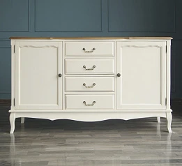 красивый Бежевый комод "Leontina" с дверками и ящиками арт ST9351 в интернет-магазине