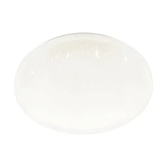 фото 900619 Настенно-потолочный светильник FRANIA-S, LED 18W, 1850lm, IP44, H55, ?310, сталь, белый/пластик с эффектом кристаллов, белый в интерьере