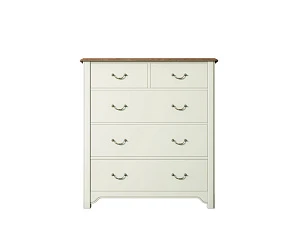 Бежевый комод "Olivia" на пять ящиков арт GA2005C