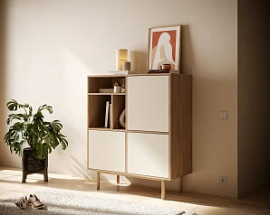 красивые Комод с дверками "Alice" арт ALC08