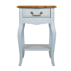 купить стильные Прикроватная тумба "Leontina Blue" с одним ящиком арт ST9302SB