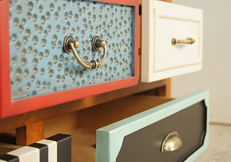 купить стильные Комод «Gouache Birch» горизонтальный арт M10526ETG/1