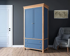 красивый Шкаф двухстворчатый "Jules Verne" из березы и ясеня арт JV27ETGYB в интернет-магазине