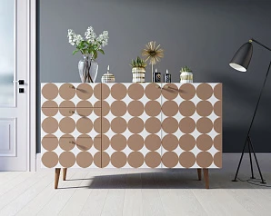 Комод "Berber" с двумя дверками и ящиками принт 17 арт BB17/Print_17 в интернет-магазине