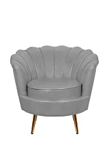 купить красивые Низкое кресло ракушка Pearl Grey V2 в интернет-магазине