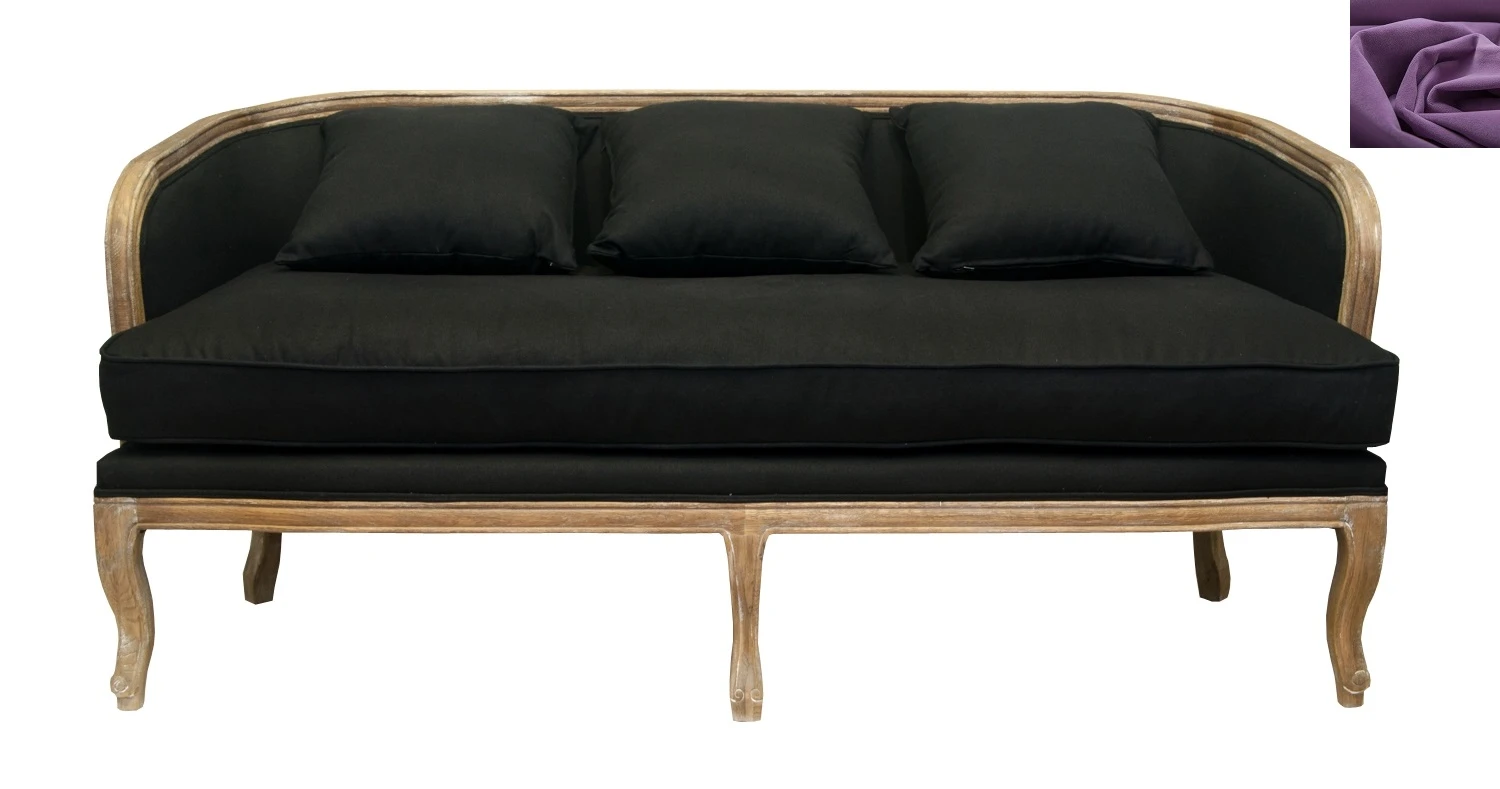 купить красивый Диван ретро Nora фиолетовый