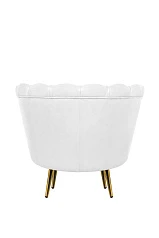 Низкое кресло ракушка Pearl White на заказ