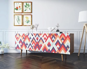 купить Комод "Berber" удлиненный принт 2 арт BB11/Print_02 в интернет-магазине
