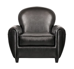 красивое Кожаное кресло Flog Black