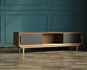 купить Консоль под TV в Скандинавском стиле "Bruni Black" арт BR-22Black