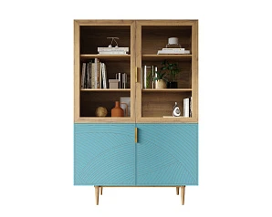 Буфет с двумя дверками "Line" LN11/GR1/blue в интернет-магазине