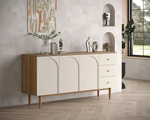 купить красивый Комод с тремя дверками и ящиками "Arka" AR02 в интернет-магазине