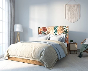 Кровать "Berber" 160х200 см 25 принт арт BB41/Print_25