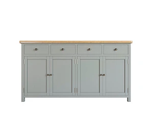 купить стильный Комод "Jules Verne" 4 ящика 4 дверки серый арт JV37ETGG в интернет-магазине