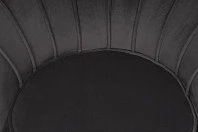 стильные Низкое кресло ракушка Pearl черный V2