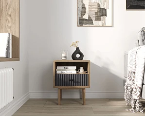 заказать стильные Тумбочка с нижним ящиком "Emerson" арт EM17/7024/L